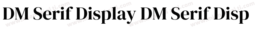 DM Serif Display DM Serif Display字体转换